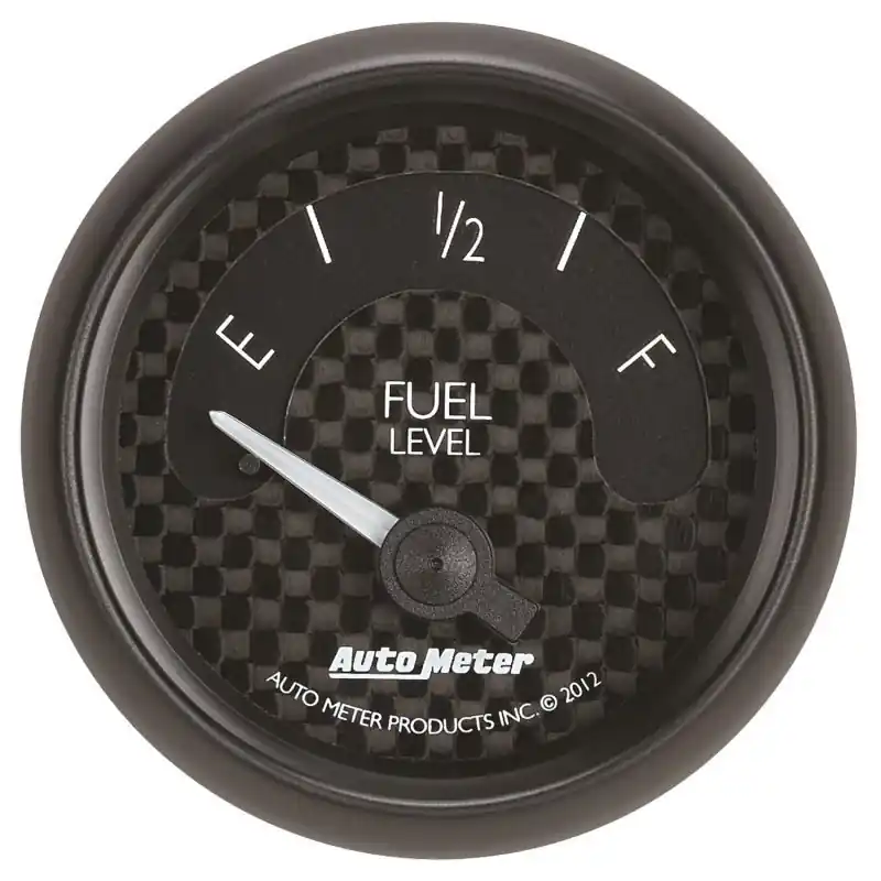 Autometer GT Series 52mm Short Sweep Electronic 0-90 ohms Fuel Level (For most 65-97 GM) (ATM8014)