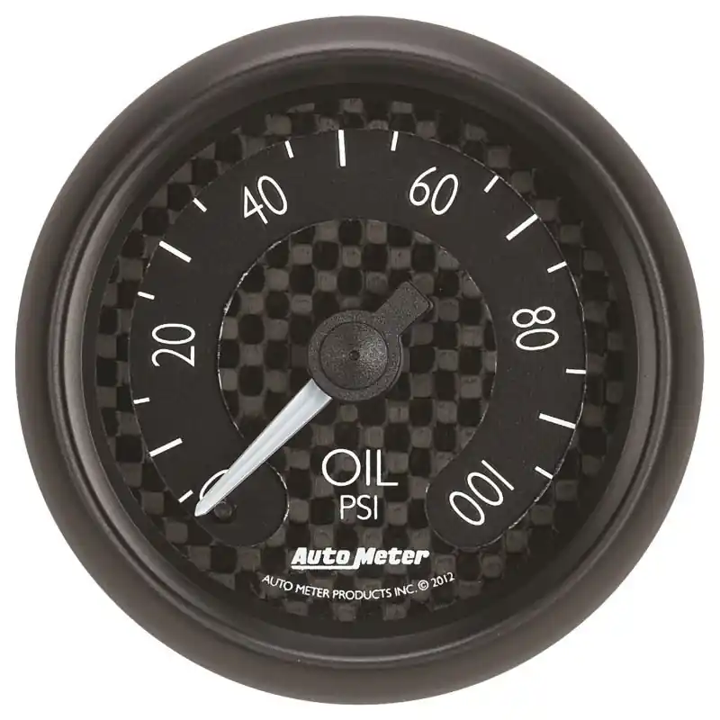 Autometer GT Series 52mm Mechanical 0-100 psi Oil Pressure Gauge (ATM8021)