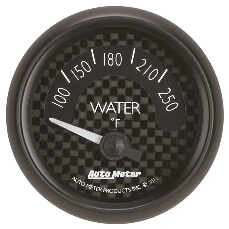 Autometer GT Series 52mm Short Sweep Electronic 100-250 Deg F Water Temperature (ATM8037)