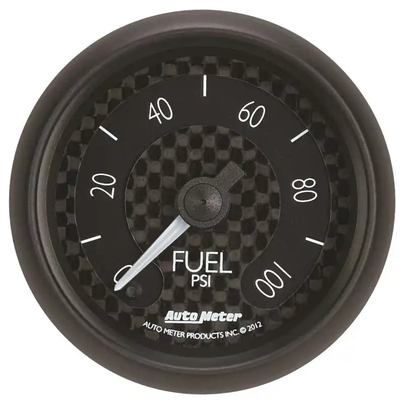 Autometer GT Series 52mm Full Sweep Electronic 0-100 PSI Fuel Pressure Gauge (ATM8063)
