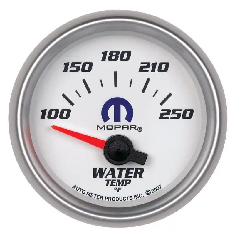 Autometer Mopar 52.4mm SSE 100-250 Degree F Water Temperature Gauge (ATM880030)