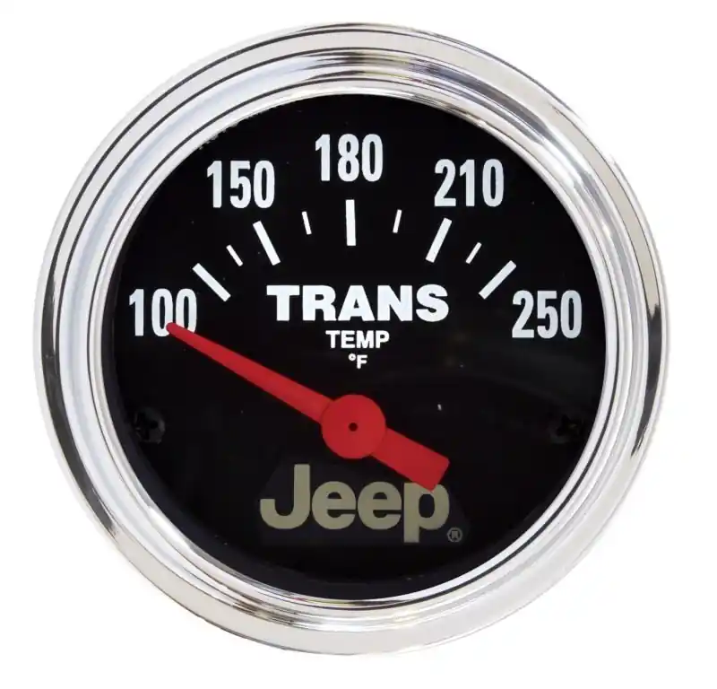 Autometer Jeep 52.4mm Shortl Sweep Electronic 100-250 Def F Transmission Temperature Gauge (ATM880260)