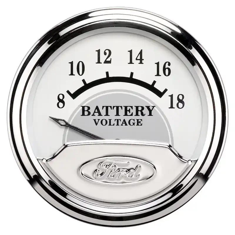 Autometer Ford Masterpiece 2 1/16in Electronic 18V Voltmeter Gauge (ATM880354)