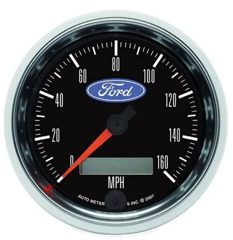 Autometer Ford 3-3/8in. 160MPH Electric Programmable Speedometer Gauge (ATM880824)