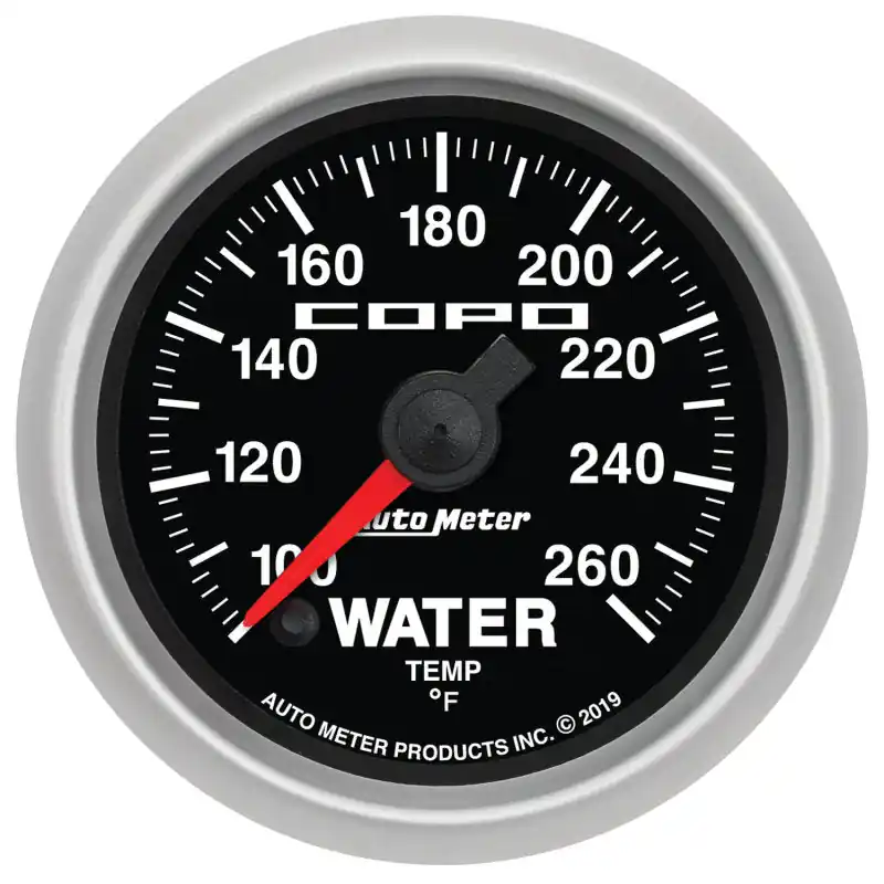Autometer 52mm 100-260 Degree Digital Water Temp Gauge Chevrolet COPO Camaro (ATM880875)