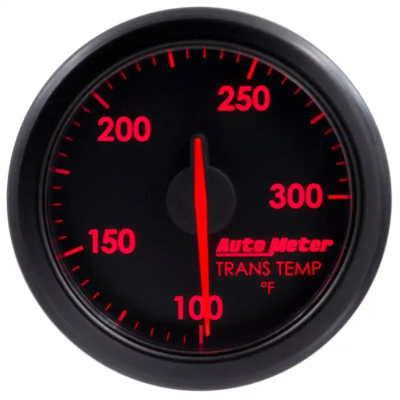 Autometer Airdrive 2-1/6in Trans Temperature Gauge 100-300 Degrees F - Black (ATM9157-T)