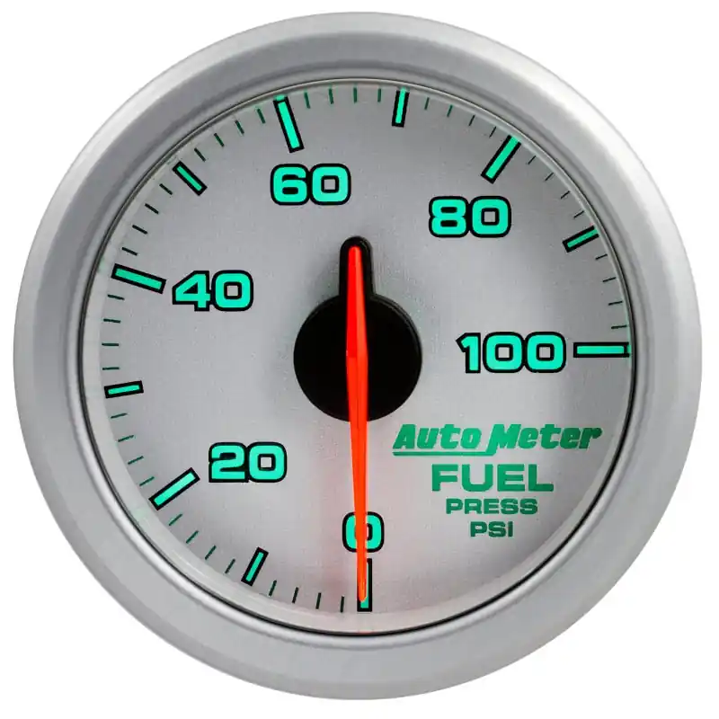 Autometer Airdrive 2-1/6in Fuel Pressure Gauge 0-100 PSI - Silver (ATM9171-UL)