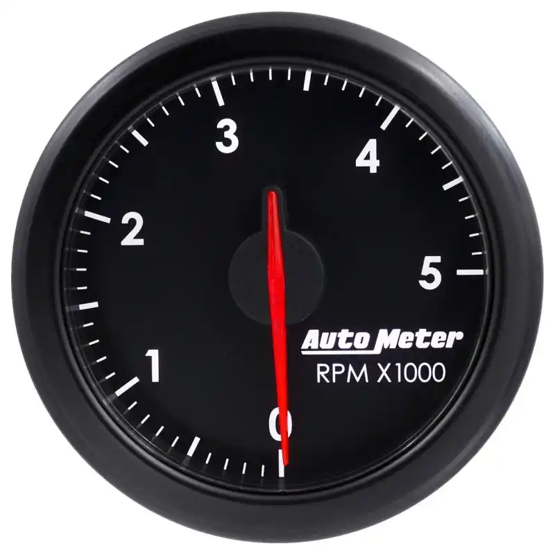 Autometer Airdrive 2-1/6in Tachometer Gauge 0-5K RPM - Black (ATM9198-T)