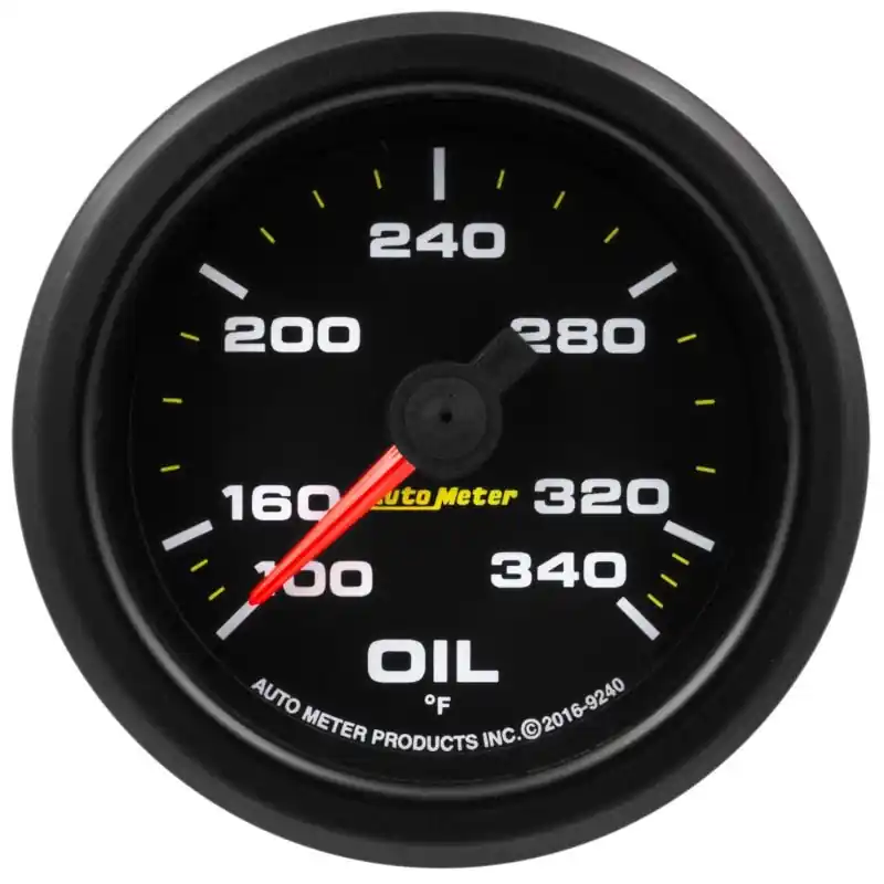 Autometer Extreme Environment 2-1/16in 340 Deg Oil Temp Gauge Stepper Motor w/Peak & Warn (ATM9240)