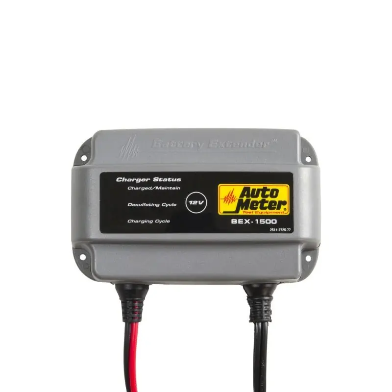 Autometer Battery Charger/Maintainer 12V/1.5A (ATMBEX-1500)