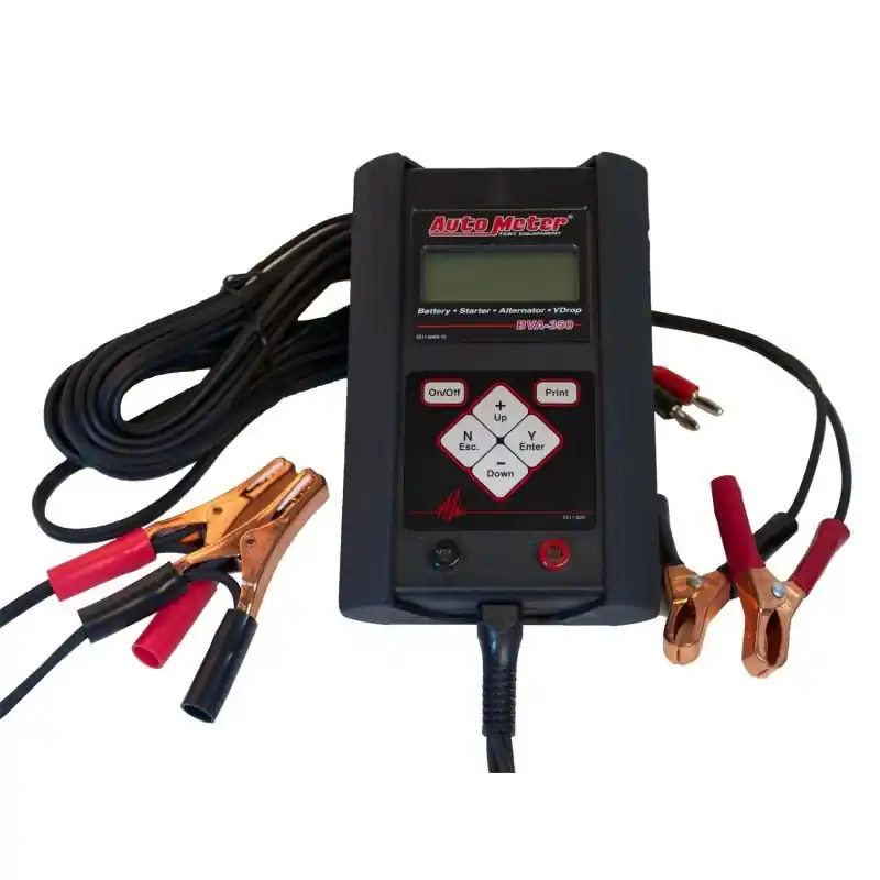 Autometer Handheld Automotive/Heavy Duty Truck Electrical System Analyzer 6V/12V Applications (ATMBVA-350)