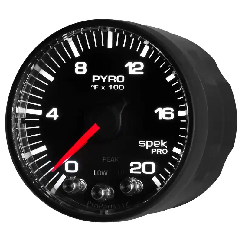 Autometer Spek-Pro 52.4mm 0-2000F Digital Stepper Motor Pyrometer Gauge (ATMP310328)