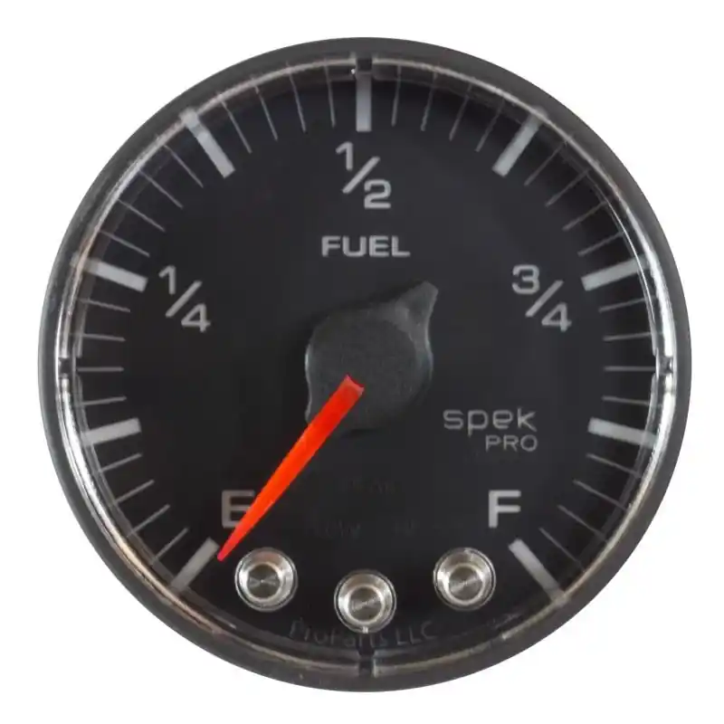Autometer Spek-Pro Gauge Fuel Level 2 1/16in 0-270 Programmable Blk/Blk (ATMP312328)