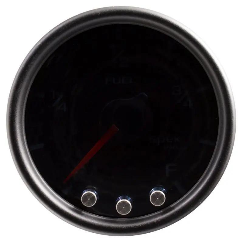 Autometer Spek-Pro Gauge Fuel Level 2 1/16in 0-270 Programmable Blk/Smoke/Blk (ATMP31252)