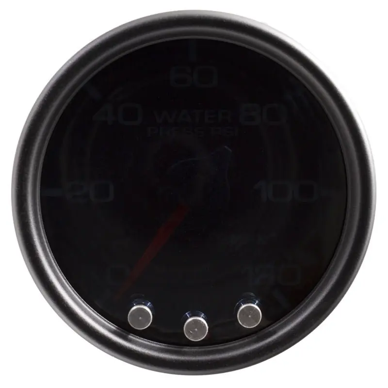 Autometer Spek-Pro Gauge Water Press 2 1/16in 120psi Stepper Motor W/Peak & Warn Blk/Smoke/Blk (ATMP34552)