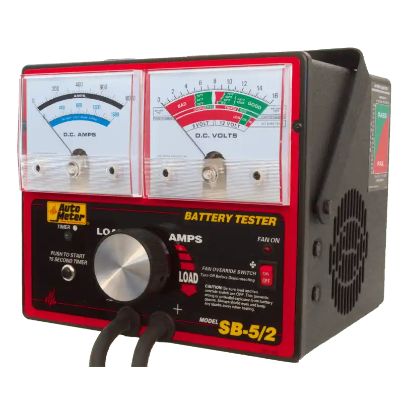 Autometer Battery Tester 800 AMP w/ Unloader (ATMSB-5/2)