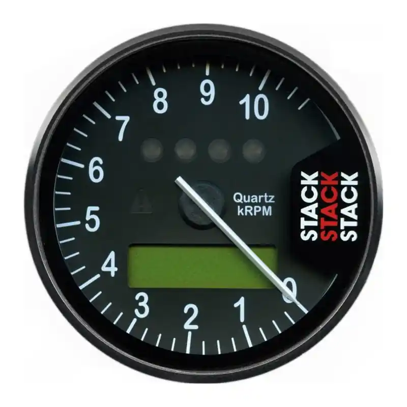 Autometer Stack Display Tachometer 0-10.75K RPM - Black (ATMST700SR-L)