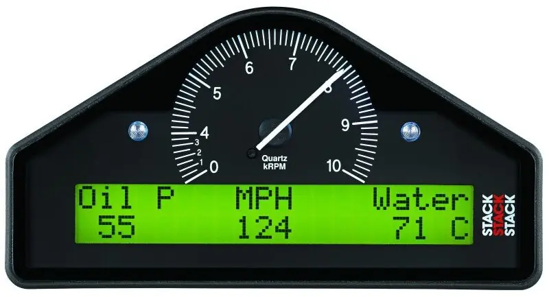 AutoMeter Stack Multi-Function Dash Display Logger (MFD) 0-8K RPM - Black (ATMST8916S-A)