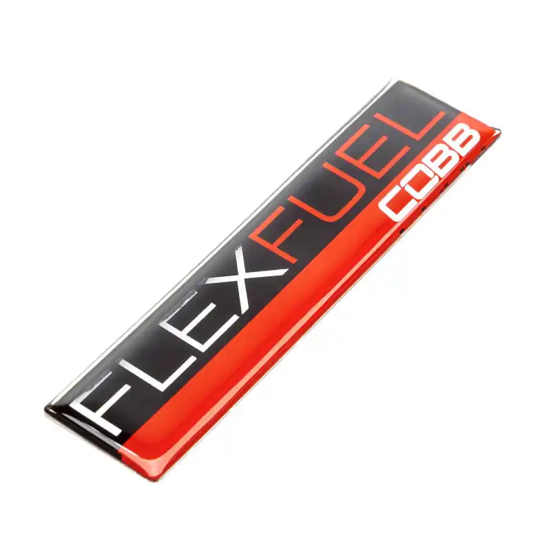 Cobb Flex Fuel Badge 4in Wide (COBBCO-FLEX-FUEL-BADGE)