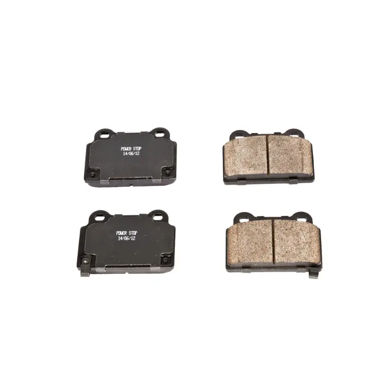 Power Stop 08-15 Mitsubishi Lancer Rear Z16 Evolution Ceramic Brake Pads (PSB16-1368)