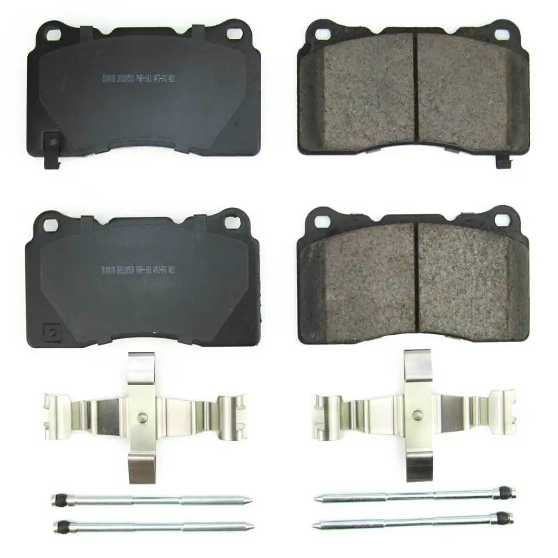 Power Stop 17-21 Honda Civic Front Z17 Evo Ceramic Brake Pads w/Hardware (PSB17-1001B)