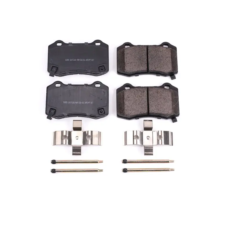 Power Stop 04-07 Cadillac CTS Rear Z17 Evolution Ceramic Brake Pads w/Hardware (PSB17-1053)