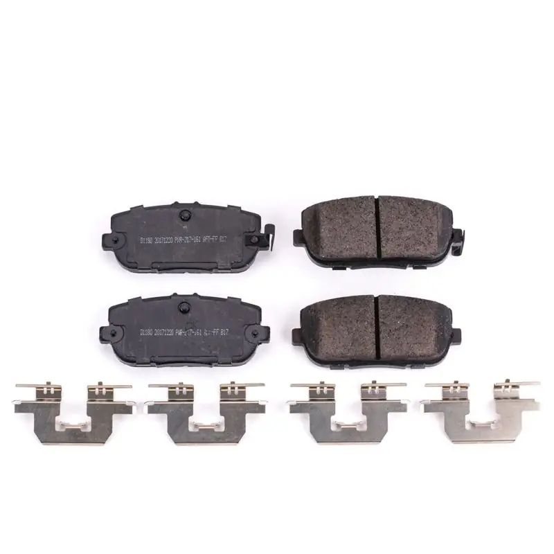 Power Stop 17-19 Fiat 124 Spider Rear Z17 Evolution Ceramic Brake Pads w/Hardware (PSB17-1180)