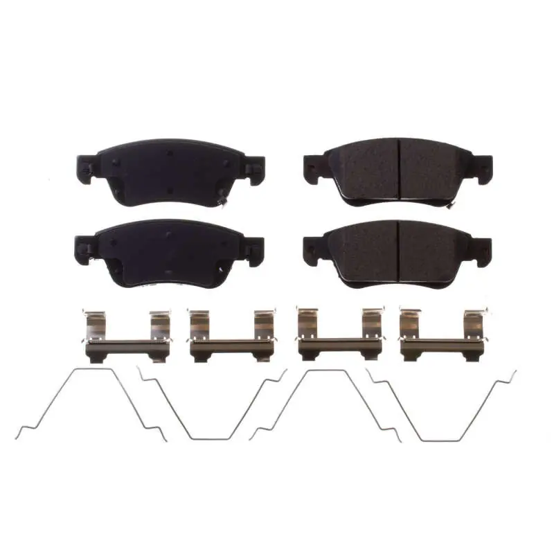 Power Stop 07-08 Infiniti G35 Front Z17 Evolution Ceramic Brake Pads w/Hardware (PSB17-1287)