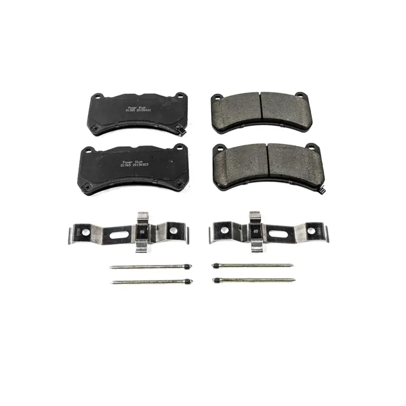 Power Stop 13-14 Ford Mustang Front Z17 Evolution Ceramic Brake Pads w/Hardware (PSB17-1365)