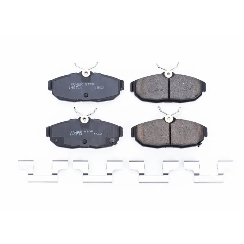 Power Stop 2012 Ford Mustang Rear Z17 Evolution Ceramic Brake Pads w/Hardware (PSB17-1562)