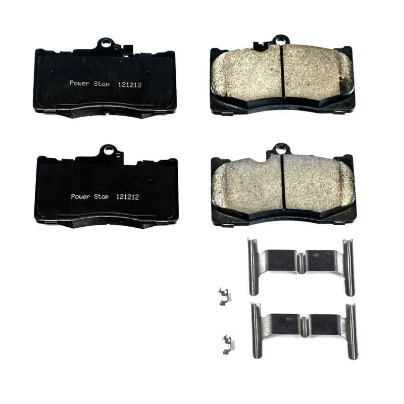 Power Stop 16-17 Lexus GS200t Front Z17 Evolution Ceramic Brake Pads w/Hardware (PSB17-1586)