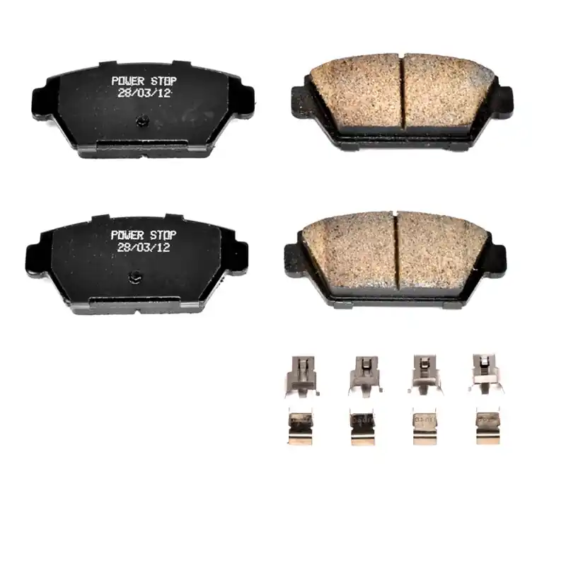 Power Stop 90-94 Eagle Talon Rear Z17 Evolution Ceramic Brake Pads w/Hardware (PSB17-329)