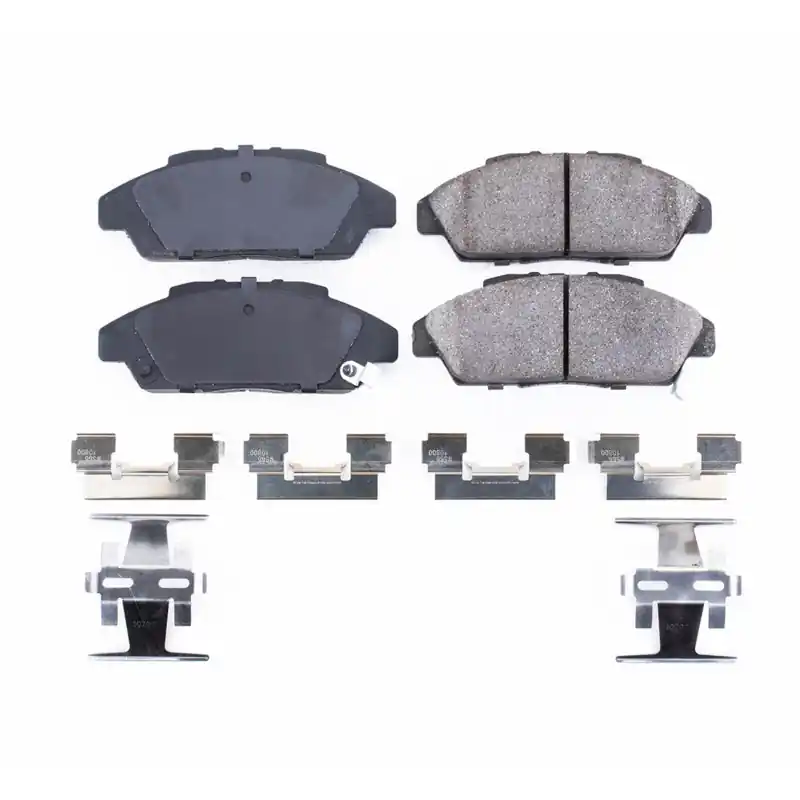 Power Stop 90-93 Honda Accord Front Z17 Evolution Ceramic Brake Pads w/Hardware (PSB17-496)