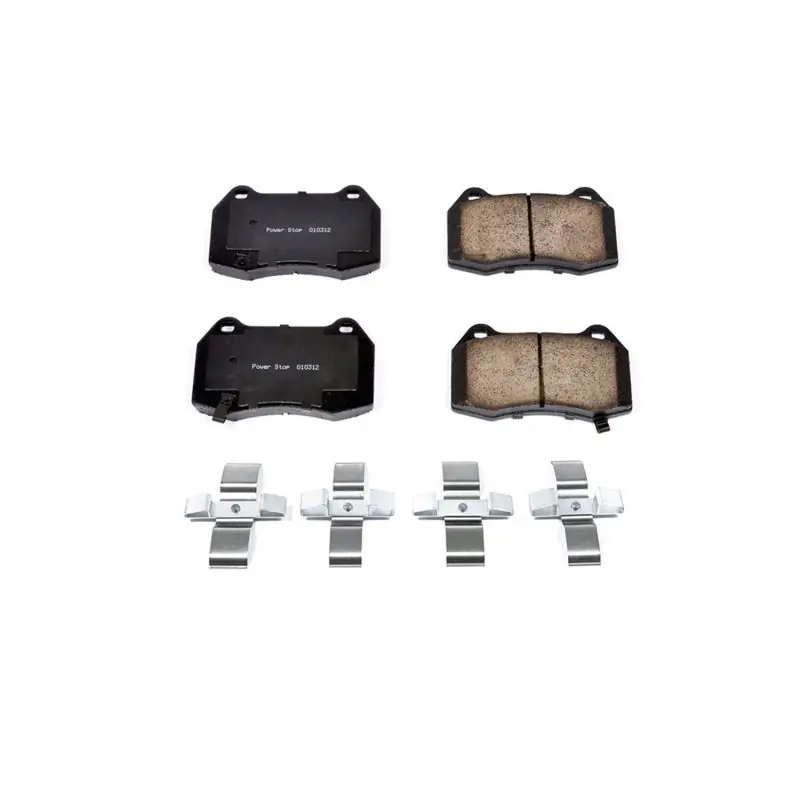 Power Stop 03-04 Infiniti G35 Front Z17 Evolution Ceramic Brake Pads w/Hardware (PSB17-960)