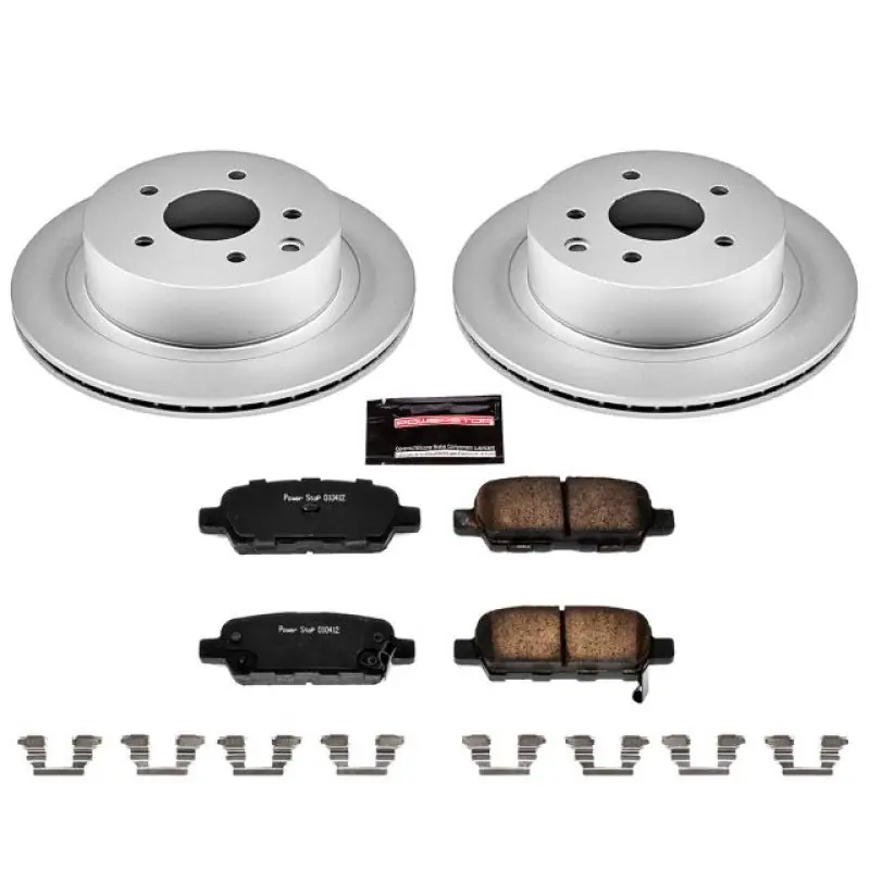 Power Stop 03-05 Infiniti G35 Rear Z17 Evolution Geomet Coated Brake Kit (PSBCRK103)