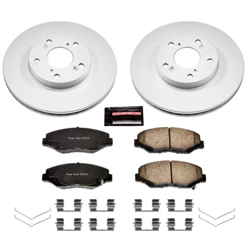 Power Stop 14-15 Acura ILX Front Z17 Evolution Geomet Coated Brake Kit (PSBCRK1043)
