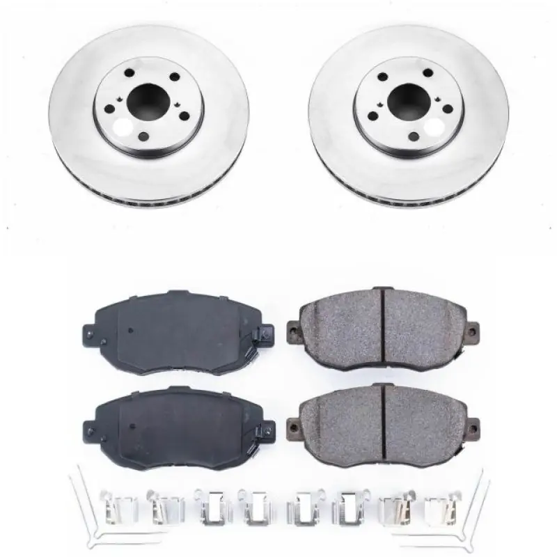 Power Stop 93-05 Lexus GS300 Front Z17 Evolution Geomet Coated Brake Kit (PSBCRK1077)