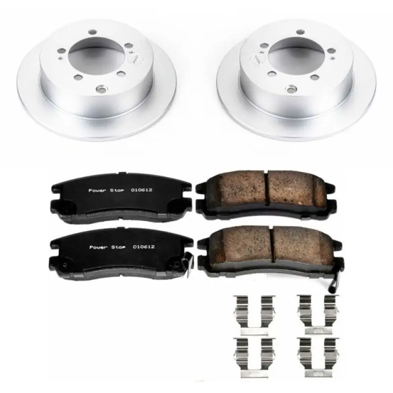 Power Stop 95-05 Chrysler Sebring Rear Z17 Evolution Geomet Coated Brake Kit (PSBCRK1203)