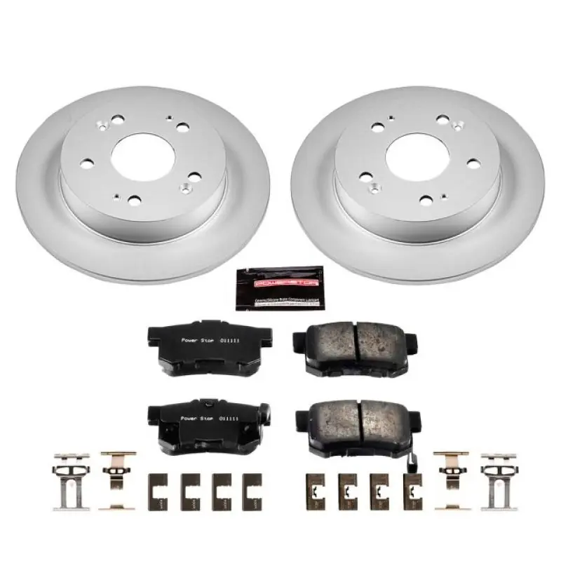 Power Stop 13-15 Acura ILX Rear Z17 Evolution Geomet Coated Brake Kit (PSBCRK1243)