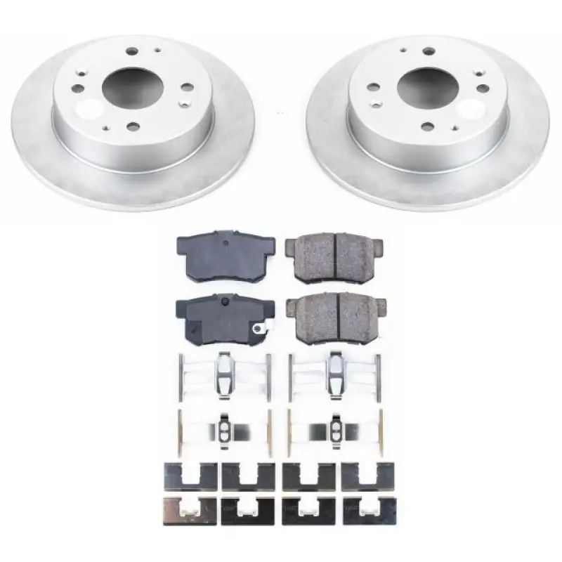 Power Stop 98-99 Acura CL Rear Z17 Evolution Geomet Coated Brake Kit (PSBCRK1244)