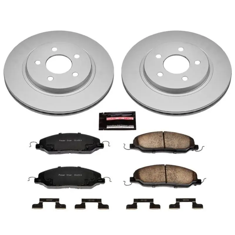 Power Stop 05-11 Ford Mustang Rear Z17 Evolution Geomet Coated Brake Kit (PSBCRK1384)