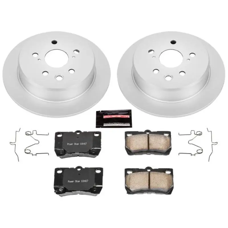 Power Stop 06-13 Lexus IS250 Rear Z17 Evolution Geomet Coated Brake Kit (PSBCRK195)