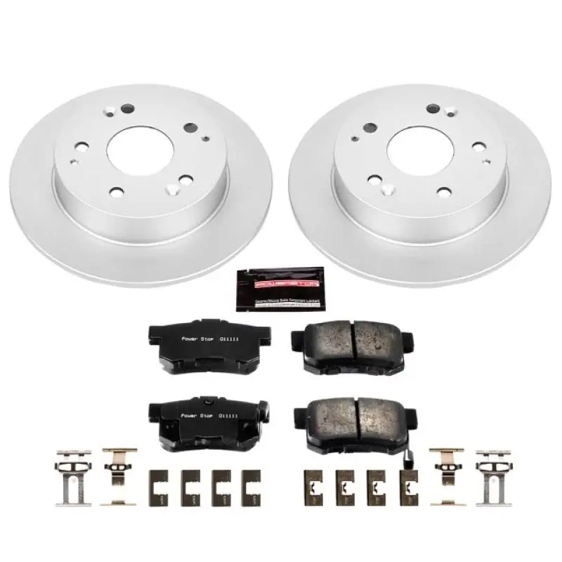 Power Stop 97-01 Acura Integra Rear Z17 Evolution Geomet Coated Brake Kit (PSBCRK2270)