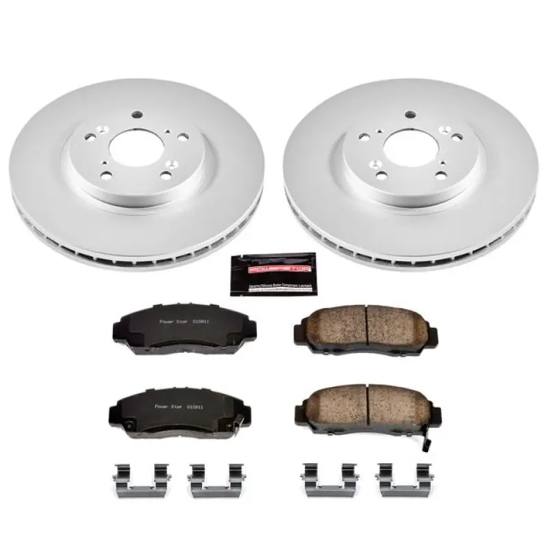 Power Stop 01-03 Acura CL Front Z17 Evolution Geomet Coated Brake Kit (PSBCRK2292)