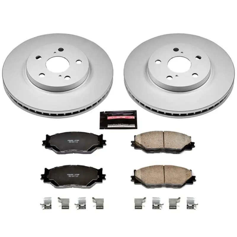 Power Stop 06-15 Lexus IS250 Front Z17 Evolution Geomet Coated Brake Kit (PSBCRK2406)