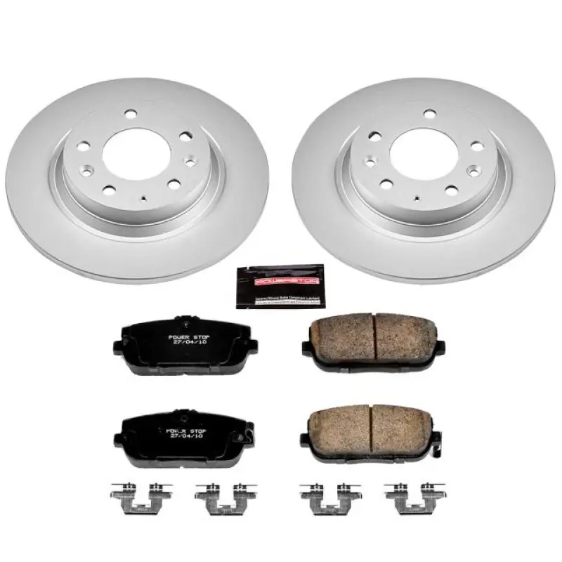 Power Stop 06-15 Mazda MX-5 Miata Rear Z17 Evolution Geomet Coated Brake Kit (PSBCRK2451)