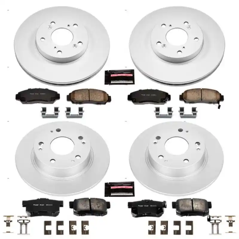 Power Stop 03-07 Honda Accord Front Z17 Evolution Geomet Coated Brake Kit (PSBCRK2558)