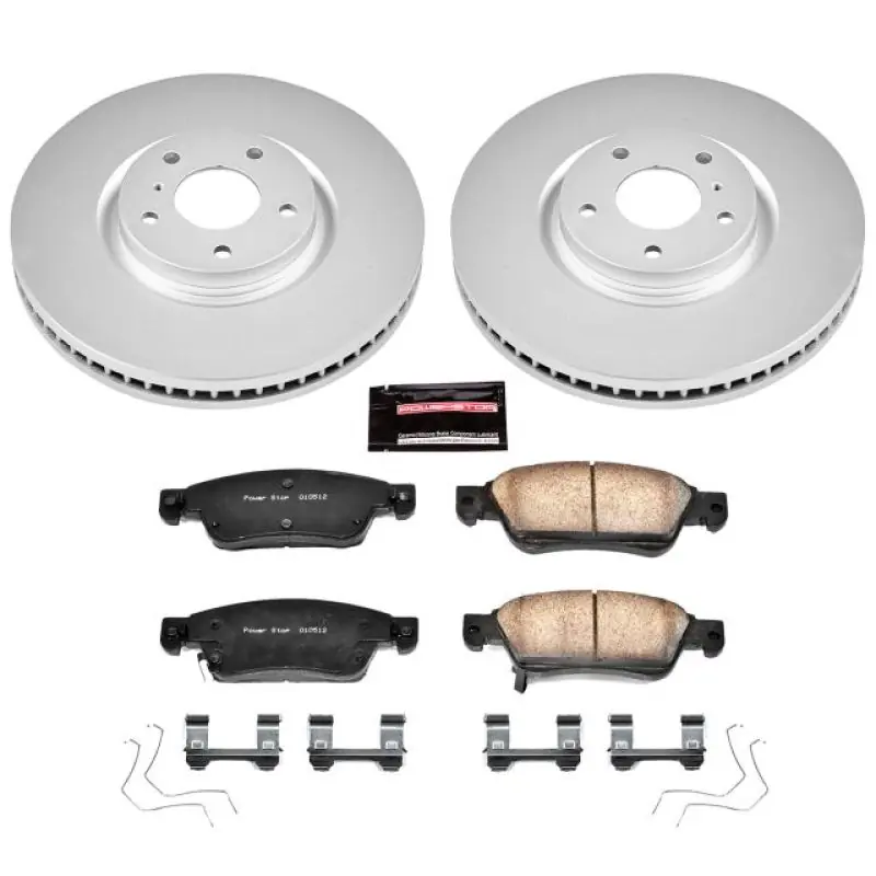 Power Stop 07-08 Infiniti G35 Front Z17 Evolution Geomet Coated Brake Kit (PSBCRK3022)