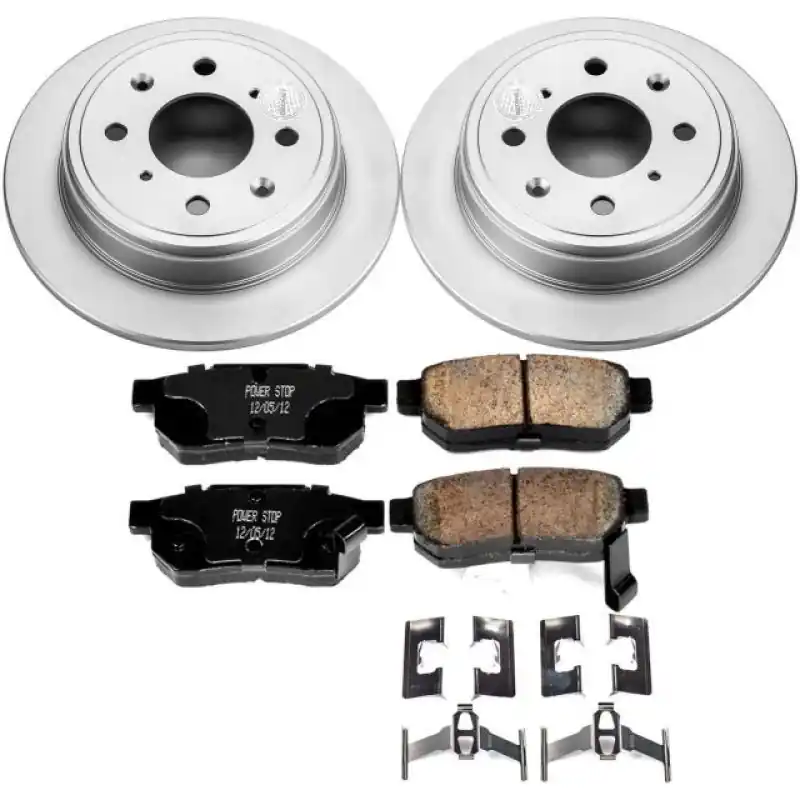 Power Stop 90-01 Acura Integra Rear Z17 Evolution Geomet Coated Brake Kit (PSBCRK408)