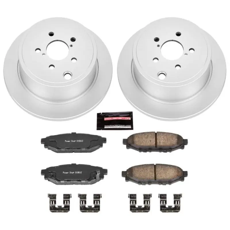 Power Stop 13-16 Subaru BRZ Rear Z17 Evolution Geomet Coated Brake Kit (PSBCRK4631)